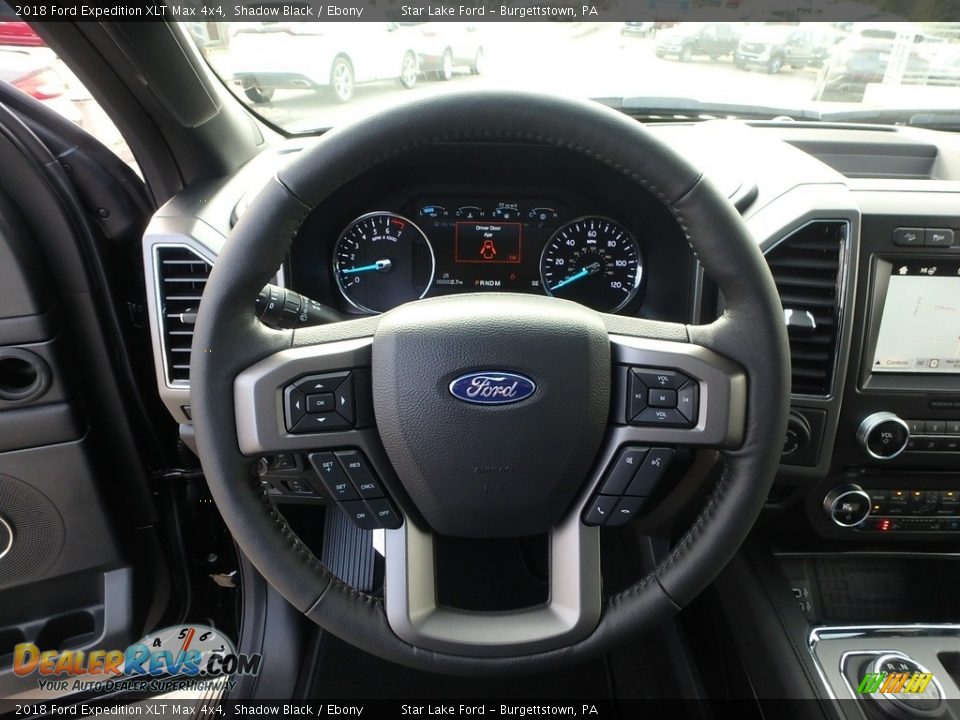 2018 Ford Expedition XLT Max 4x4 Shadow Black / Ebony Photo #17