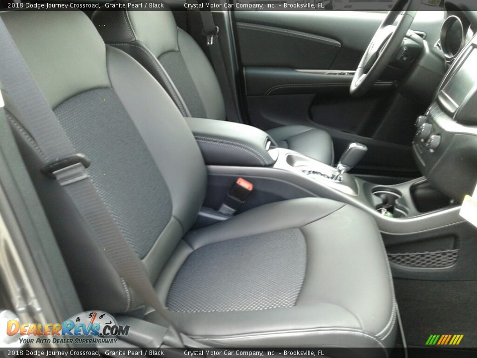 2018 Dodge Journey Crossroad Granite Pearl / Black Photo #12