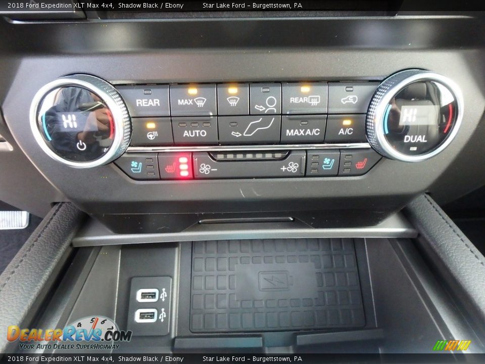 2018 Ford Expedition XLT Max 4x4 Shadow Black / Ebony Photo #19