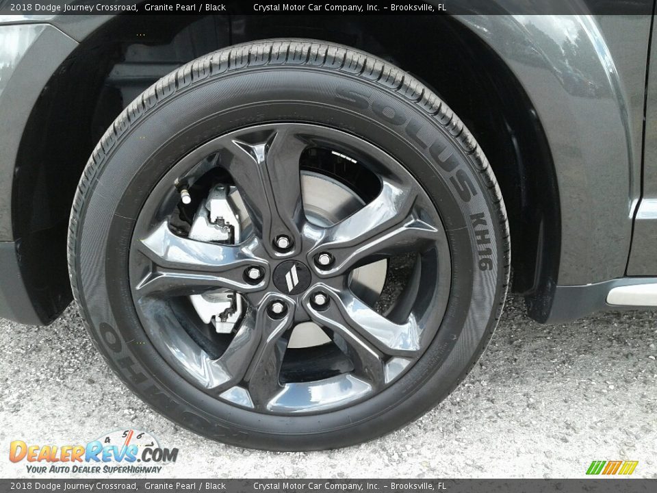 2018 Dodge Journey Crossroad Granite Pearl / Black Photo #20