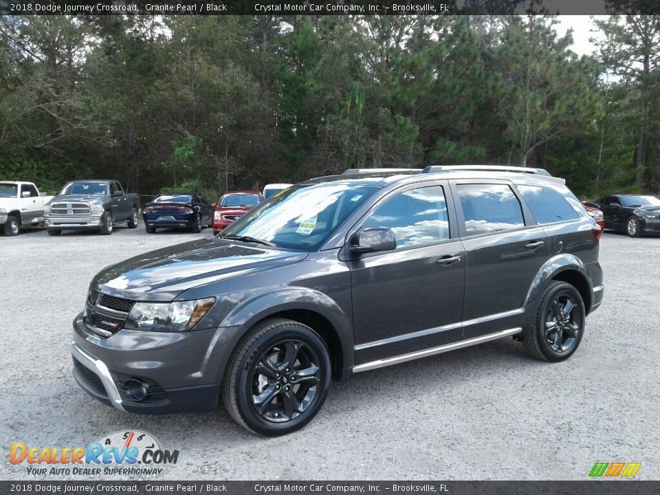 2018 Dodge Journey Crossroad Granite Pearl / Black Photo #1