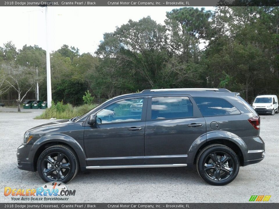 2018 Dodge Journey Crossroad Granite Pearl / Black Photo #2
