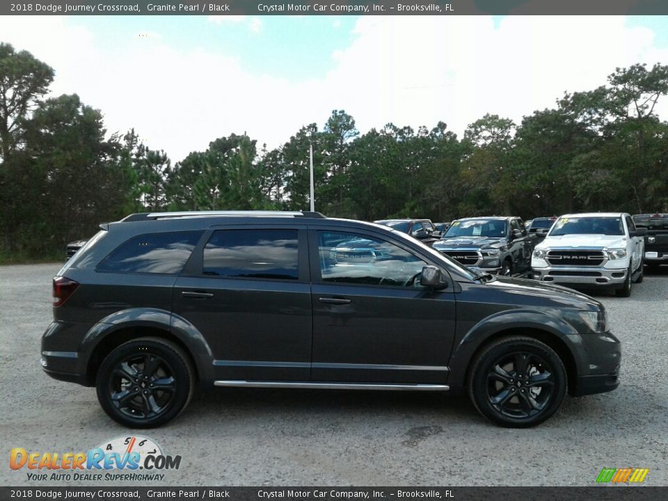 2018 Dodge Journey Crossroad Granite Pearl / Black Photo #5