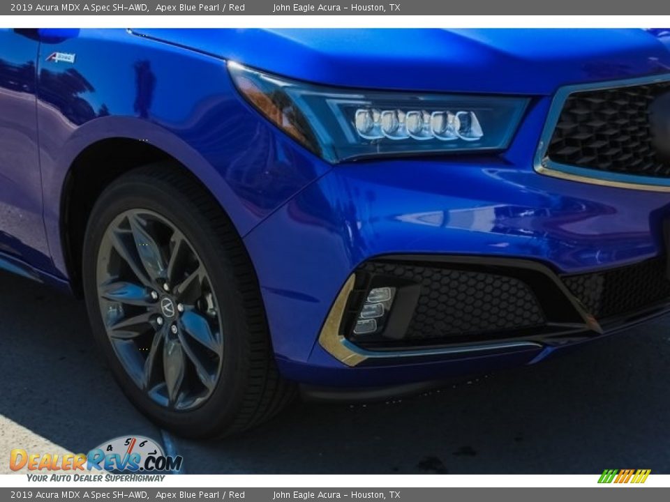 2019 Acura MDX A Spec SH-AWD Apex Blue Pearl / Red Photo #11