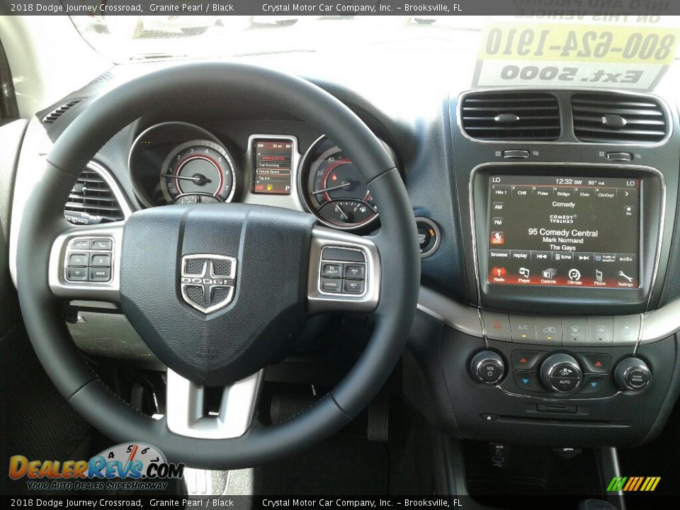 2018 Dodge Journey Crossroad Granite Pearl / Black Photo #12