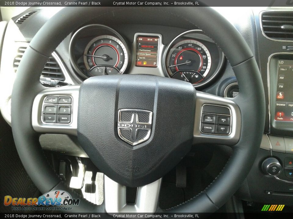 2018 Dodge Journey Crossroad Granite Pearl / Black Photo #13