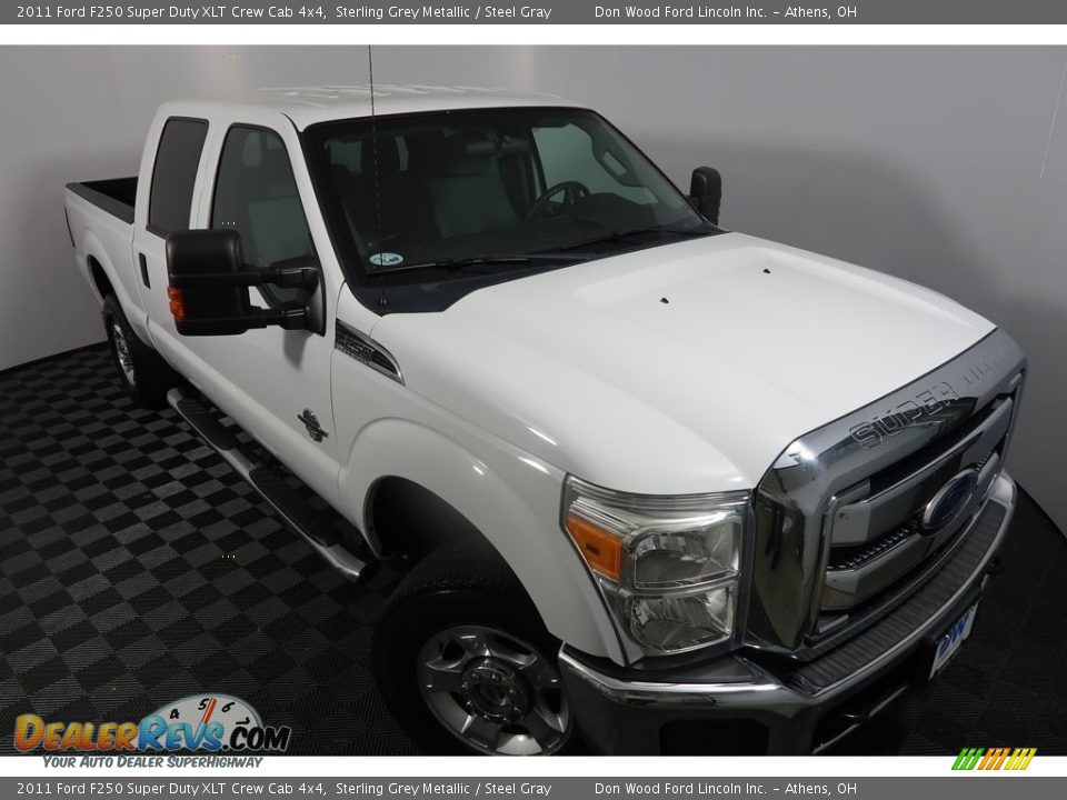 2011 Ford F250 Super Duty XLT Crew Cab 4x4 Sterling Grey Metallic / Steel Gray Photo #2