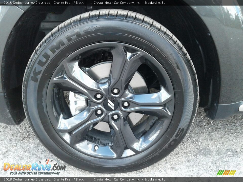 2018 Dodge Journey Crossroad Granite Pearl / Black Photo #19