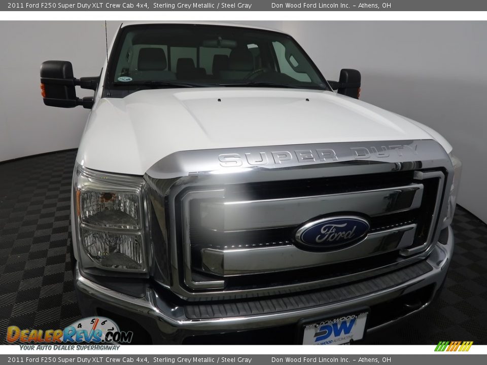 2011 Ford F250 Super Duty XLT Crew Cab 4x4 Sterling Grey Metallic / Steel Gray Photo #5