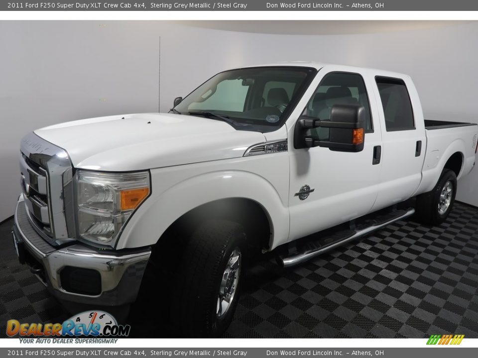 2011 Ford F250 Super Duty XLT Crew Cab 4x4 Sterling Grey Metallic / Steel Gray Photo #6