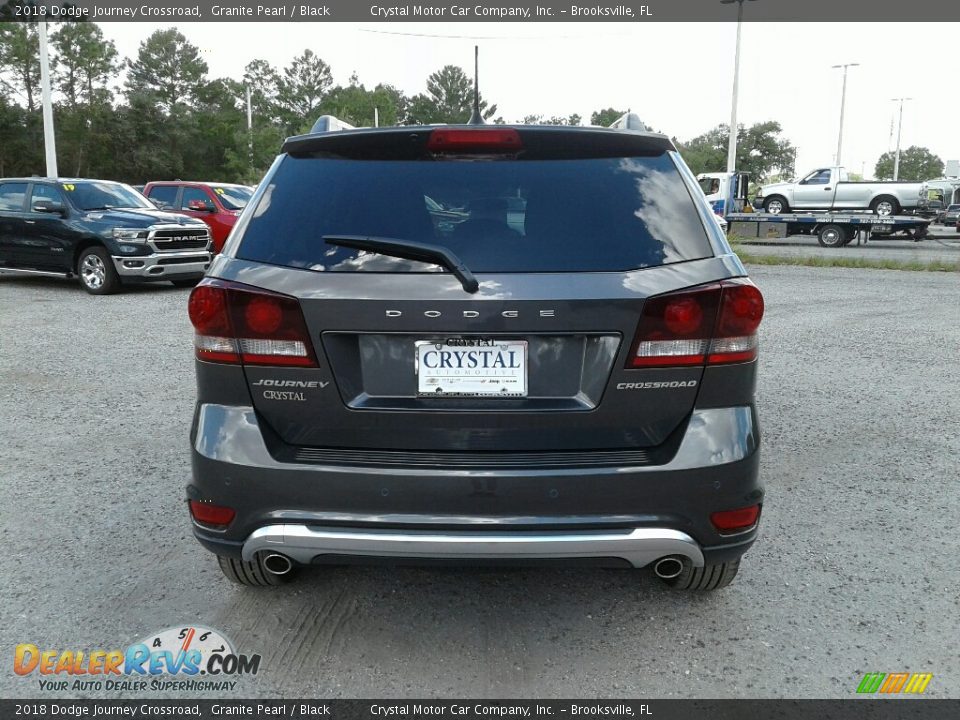 2018 Dodge Journey Crossroad Granite Pearl / Black Photo #21