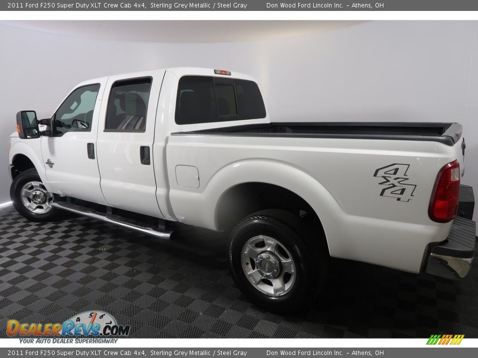 2011 Ford F250 Super Duty XLT Crew Cab 4x4 Sterling Grey Metallic / Steel Gray Photo #8