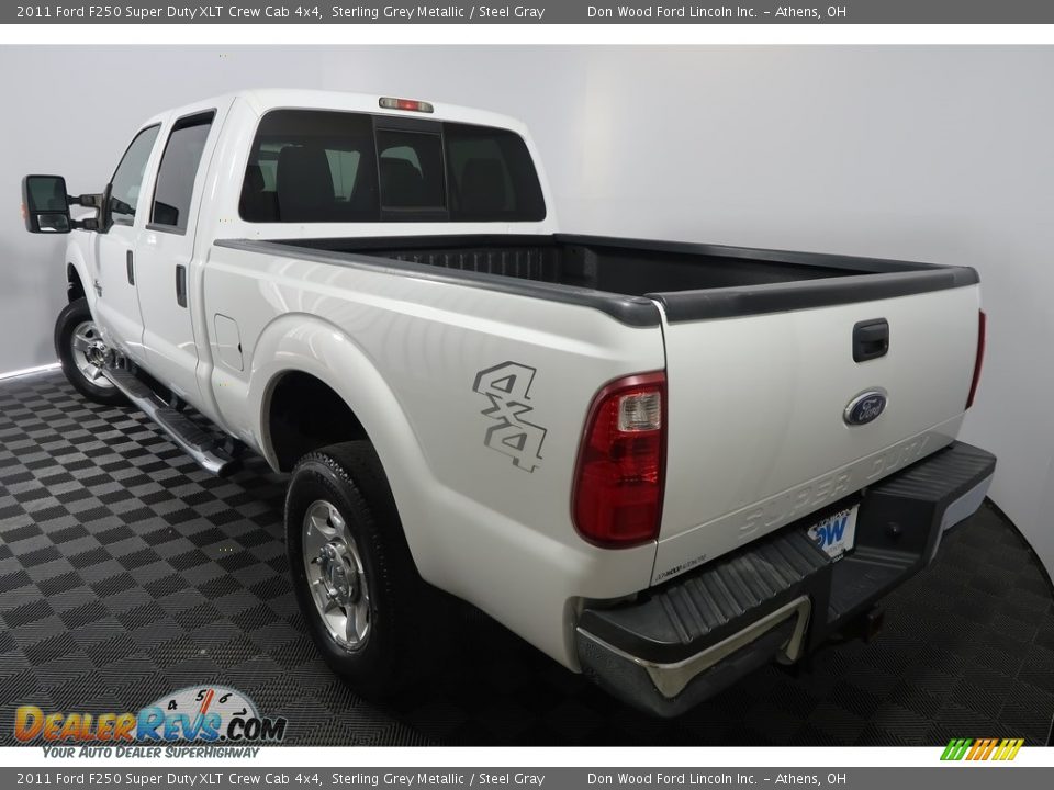 2011 Ford F250 Super Duty XLT Crew Cab 4x4 Sterling Grey Metallic / Steel Gray Photo #9