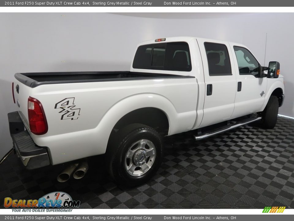2011 Ford F250 Super Duty XLT Crew Cab 4x4 Sterling Grey Metallic / Steel Gray Photo #11