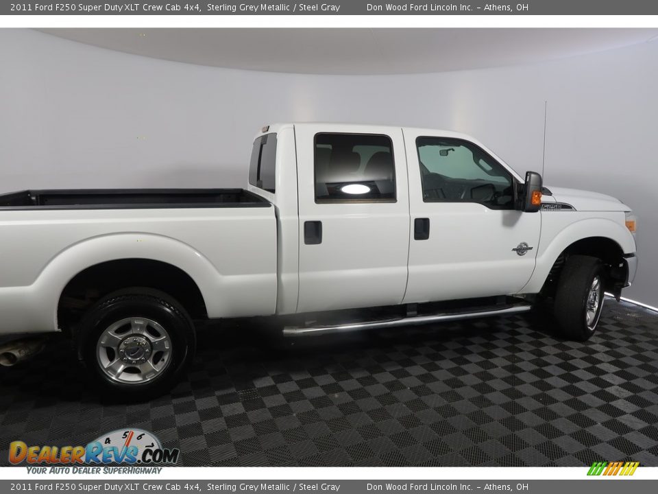 2011 Ford F250 Super Duty XLT Crew Cab 4x4 Sterling Grey Metallic / Steel Gray Photo #12