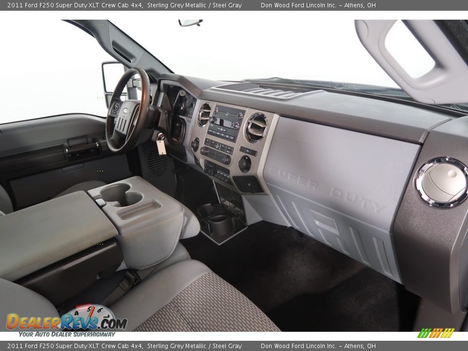 2011 Ford F250 Super Duty XLT Crew Cab 4x4 Sterling Grey Metallic / Steel Gray Photo #13