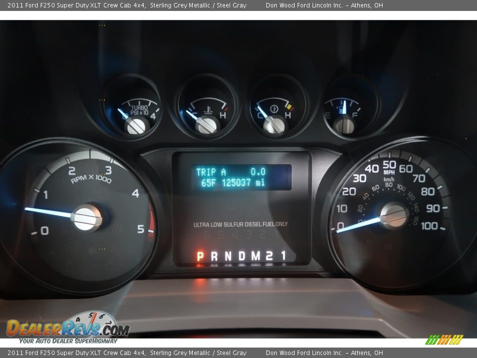 2011 Ford F250 Super Duty XLT Crew Cab 4x4 Sterling Grey Metallic / Steel Gray Photo #20