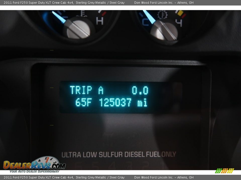 2011 Ford F250 Super Duty XLT Crew Cab 4x4 Sterling Grey Metallic / Steel Gray Photo #21