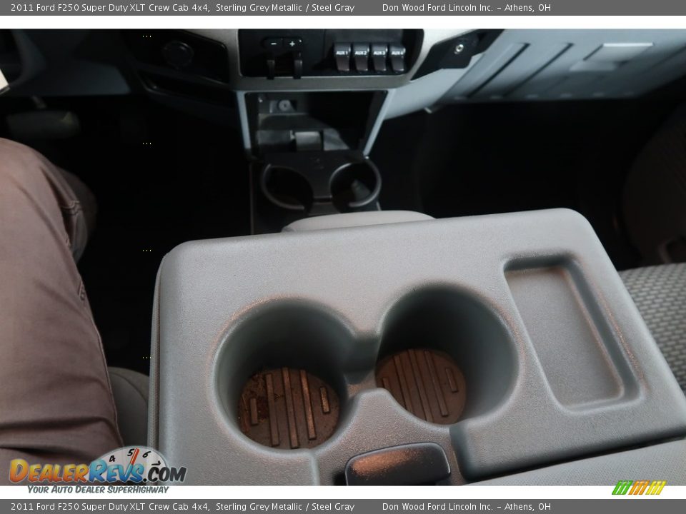 2011 Ford F250 Super Duty XLT Crew Cab 4x4 Sterling Grey Metallic / Steel Gray Photo #24