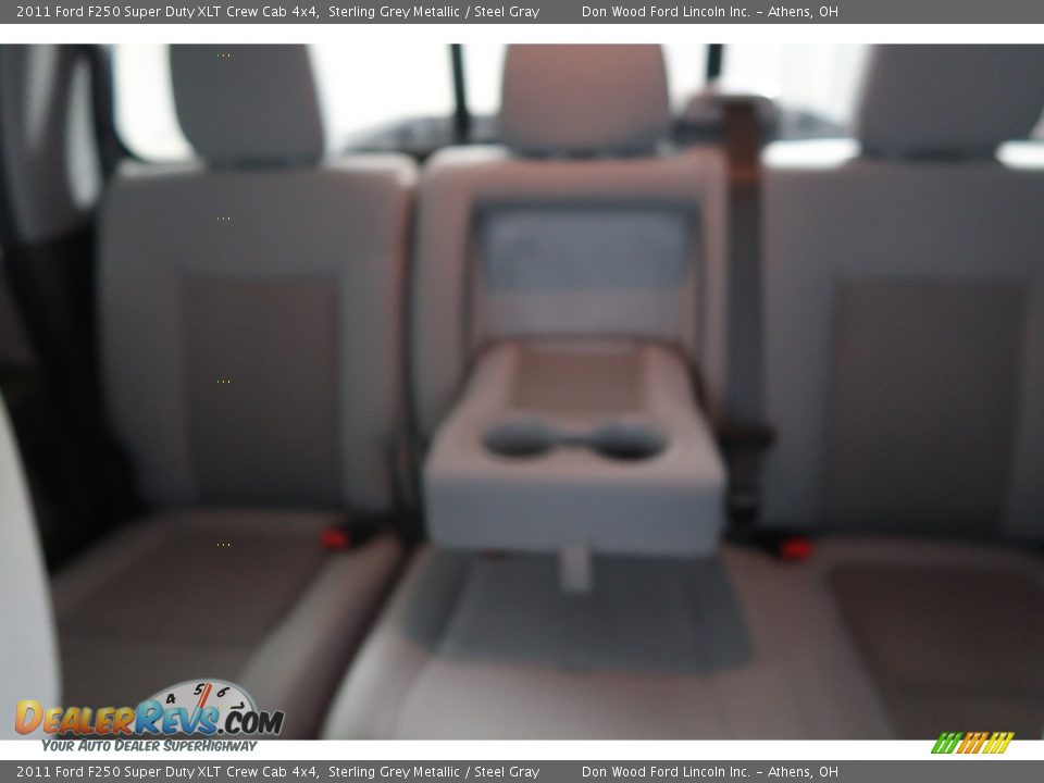 2011 Ford F250 Super Duty XLT Crew Cab 4x4 Sterling Grey Metallic / Steel Gray Photo #25