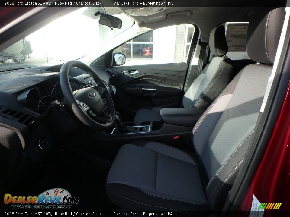 2018 Ford Escape SE 4WD Ruby Red / Charcoal Black Photo #10