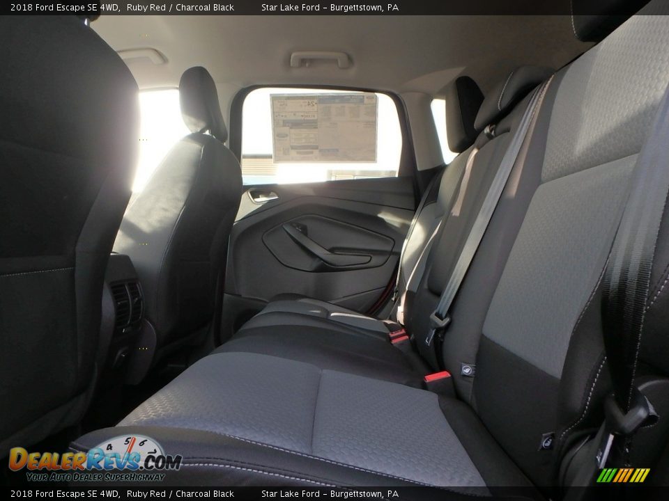 2018 Ford Escape SE 4WD Ruby Red / Charcoal Black Photo #11