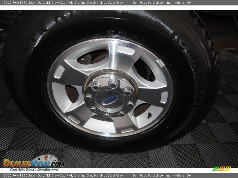 2011 Ford F250 Super Duty XLT Crew Cab 4x4 Sterling Grey Metallic / Steel Gray Photo #28