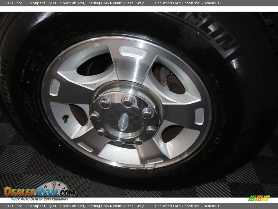 2011 Ford F250 Super Duty XLT Crew Cab 4x4 Sterling Grey Metallic / Steel Gray Photo #29