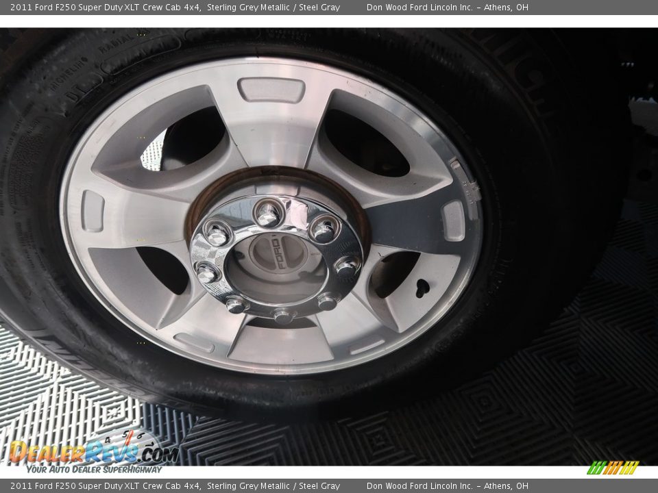 2011 Ford F250 Super Duty XLT Crew Cab 4x4 Sterling Grey Metallic / Steel Gray Photo #30