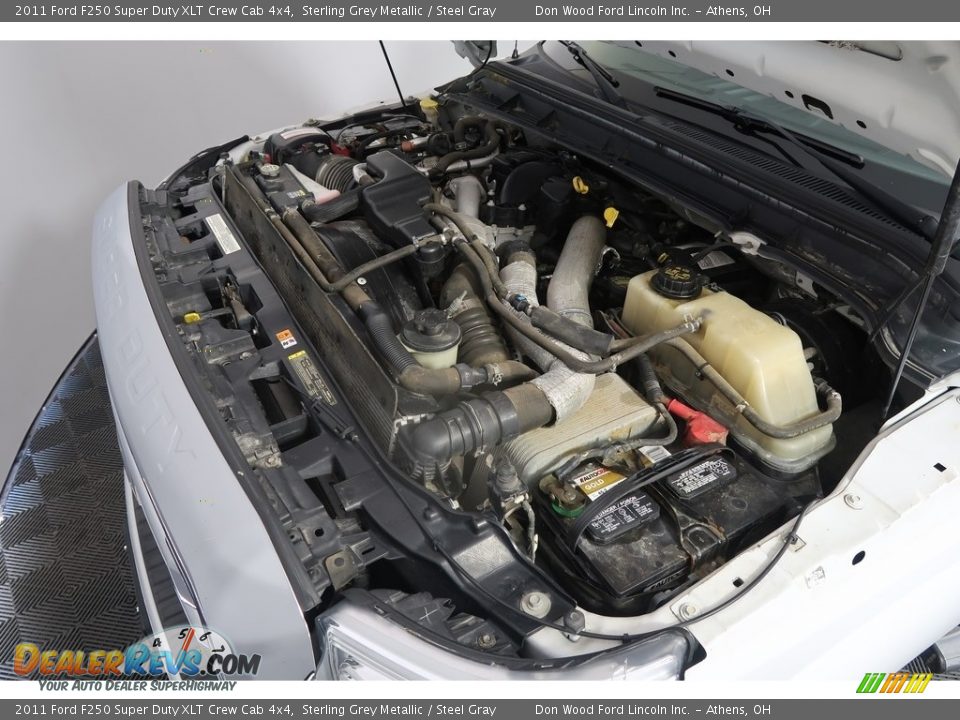 2011 Ford F250 Super Duty XLT Crew Cab 4x4 Sterling Grey Metallic / Steel Gray Photo #32