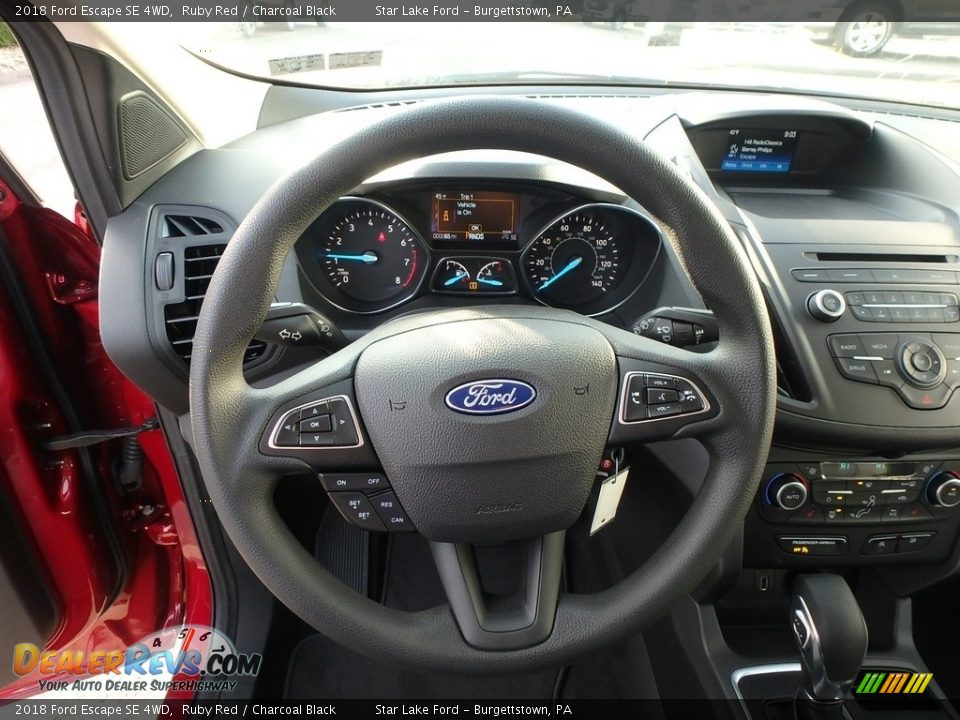 2018 Ford Escape SE 4WD Ruby Red / Charcoal Black Photo #16
