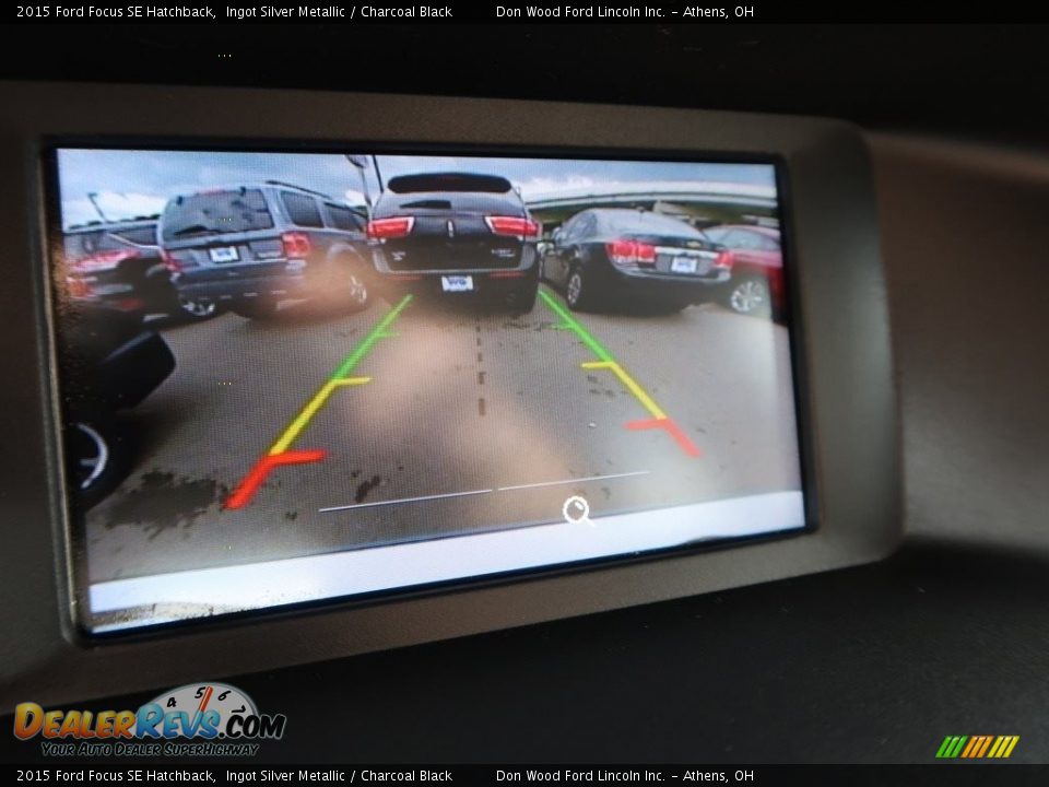 2015 Ford Focus SE Hatchback Ingot Silver Metallic / Charcoal Black Photo #3