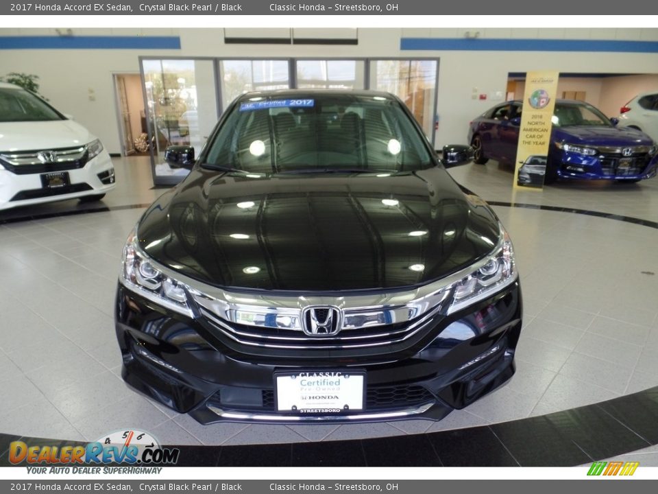 2017 Honda Accord EX Sedan Crystal Black Pearl / Black Photo #2
