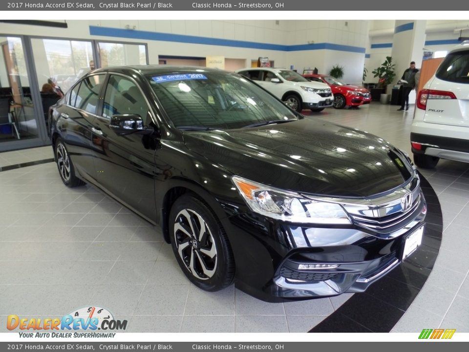 2017 Honda Accord EX Sedan Crystal Black Pearl / Black Photo #3