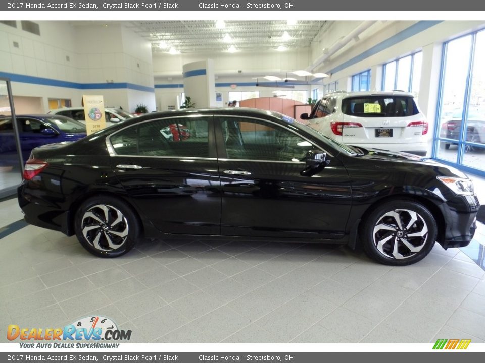 2017 Honda Accord EX Sedan Crystal Black Pearl / Black Photo #4