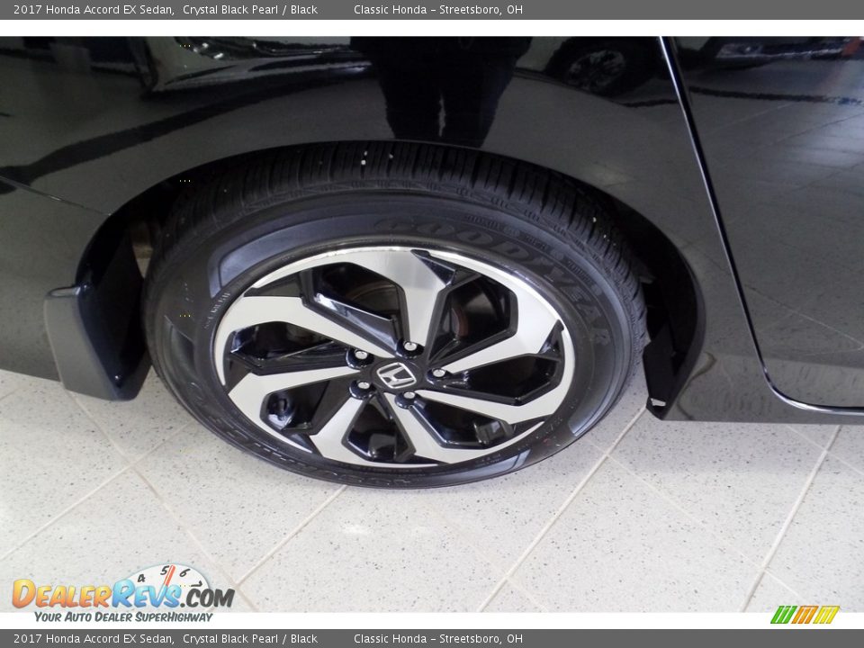 2017 Honda Accord EX Sedan Crystal Black Pearl / Black Photo #6