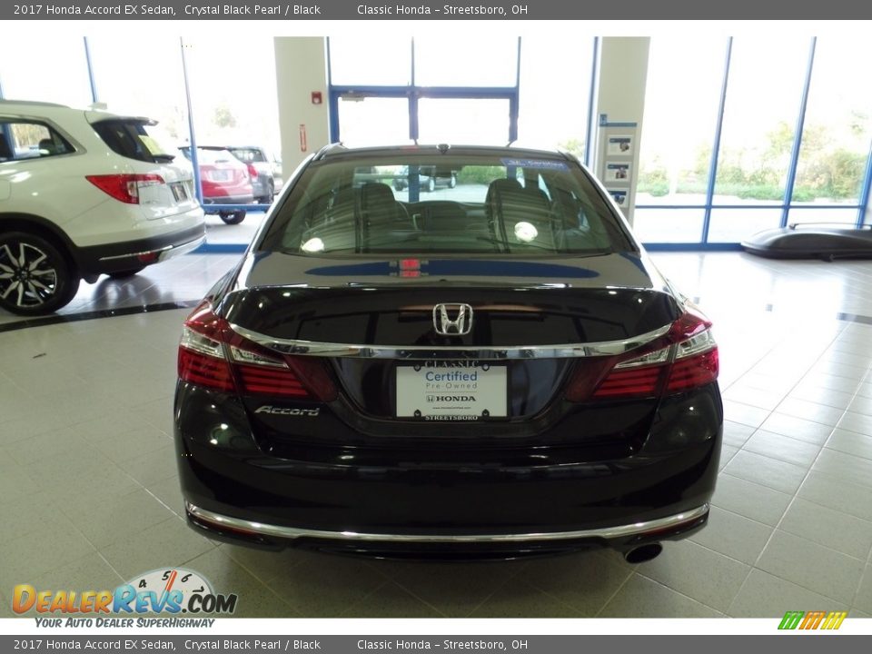 2017 Honda Accord EX Sedan Crystal Black Pearl / Black Photo #8