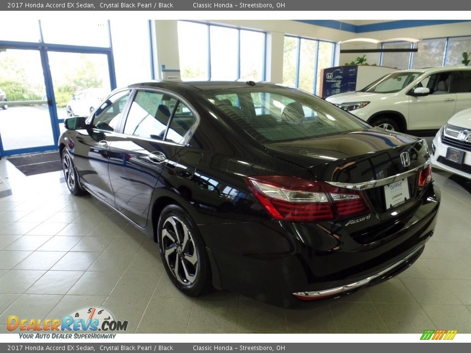 2017 Honda Accord EX Sedan Crystal Black Pearl / Black Photo #9