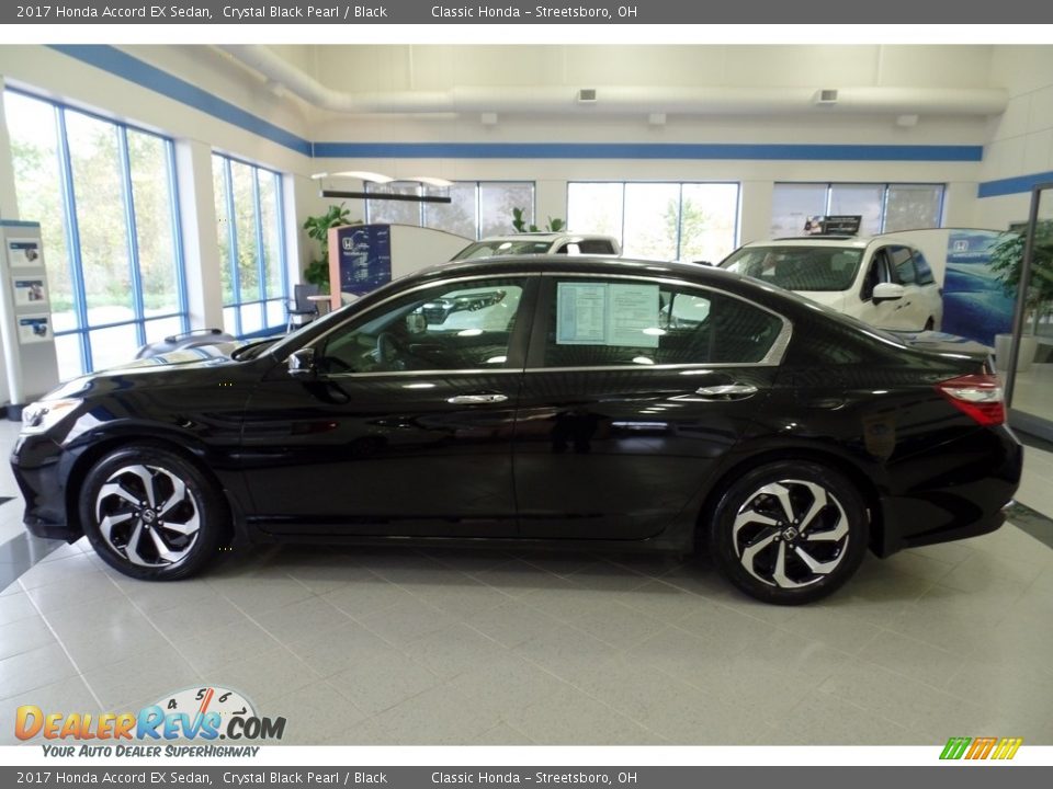 2017 Honda Accord EX Sedan Crystal Black Pearl / Black Photo #10