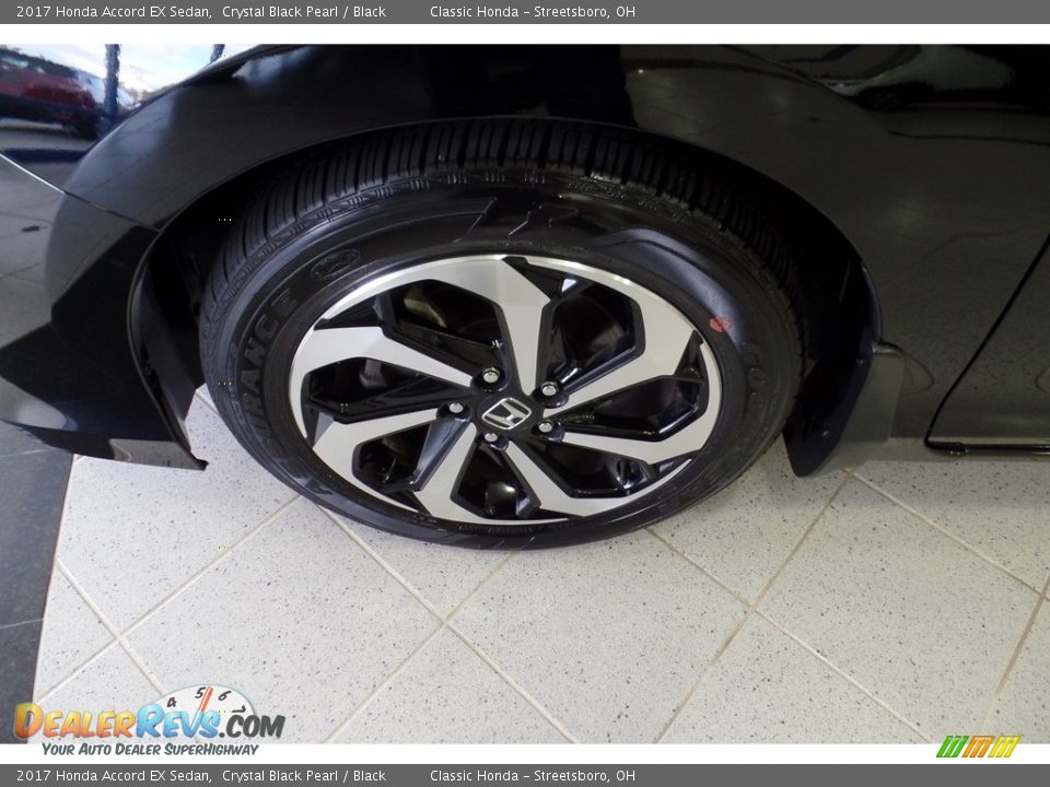 2017 Honda Accord EX Sedan Crystal Black Pearl / Black Photo #12
