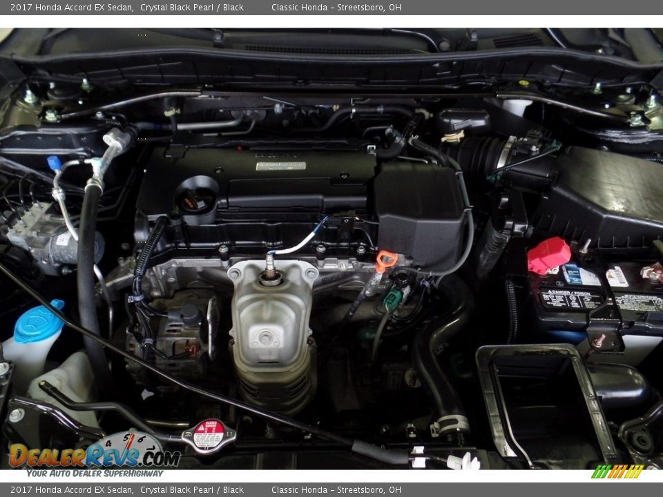 2017 Honda Accord EX Sedan Crystal Black Pearl / Black Photo #13