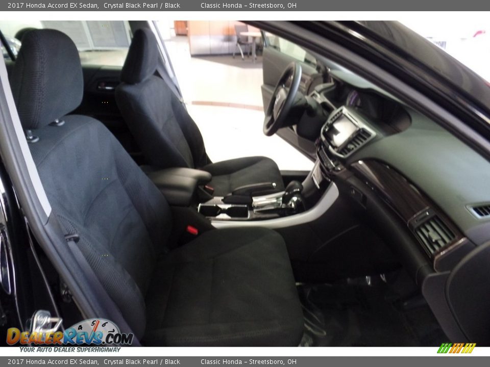 2017 Honda Accord EX Sedan Crystal Black Pearl / Black Photo #16