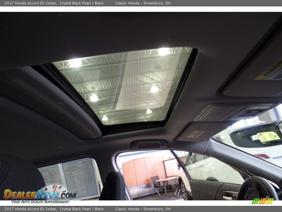 2017 Honda Accord EX Sedan Crystal Black Pearl / Black Photo #17