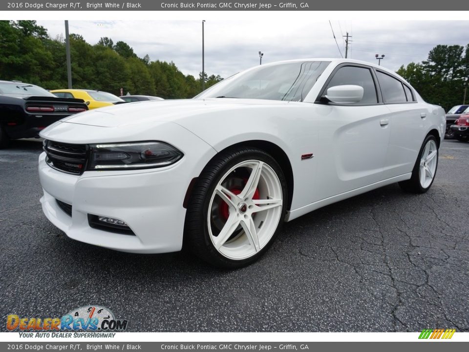 2016 Dodge Charger R/T Bright White / Black Photo #3