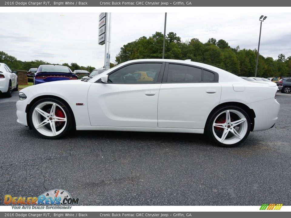 2016 Dodge Charger R/T Bright White / Black Photo #11