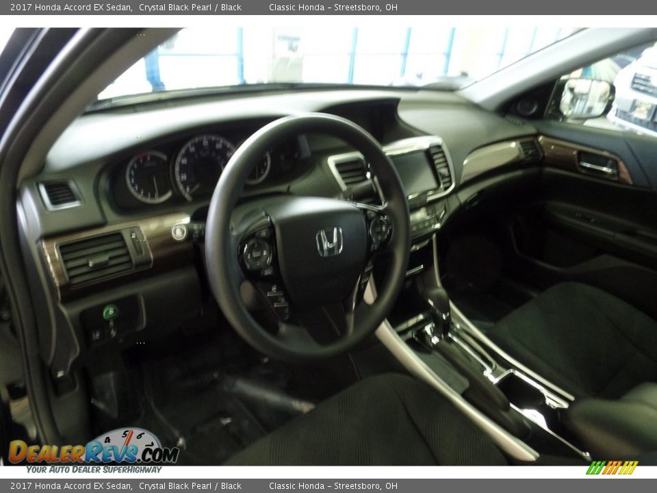 2017 Honda Accord EX Sedan Crystal Black Pearl / Black Photo #27