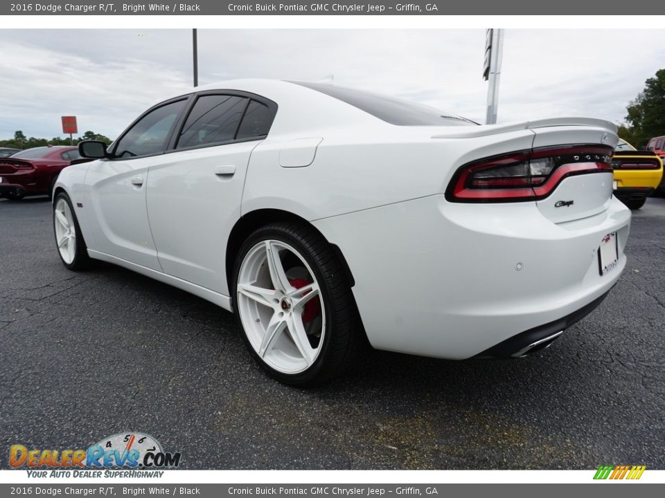 2016 Dodge Charger R/T Bright White / Black Photo #12