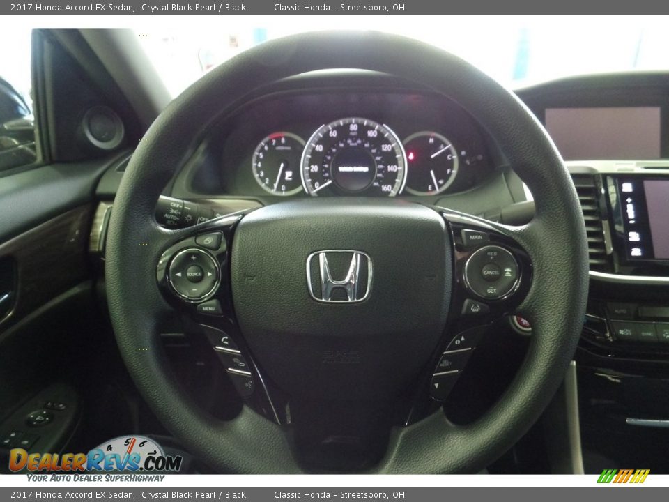 2017 Honda Accord EX Sedan Crystal Black Pearl / Black Photo #29