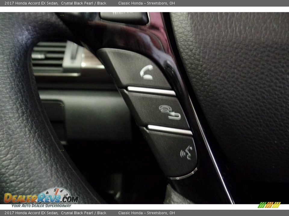 2017 Honda Accord EX Sedan Crystal Black Pearl / Black Photo #30