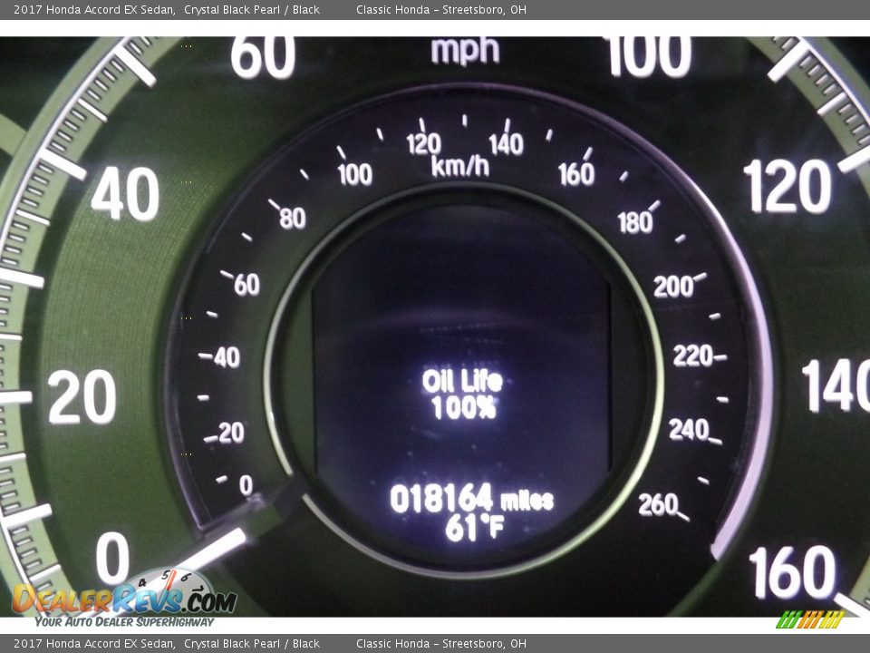 2017 Honda Accord EX Sedan Crystal Black Pearl / Black Photo #32
